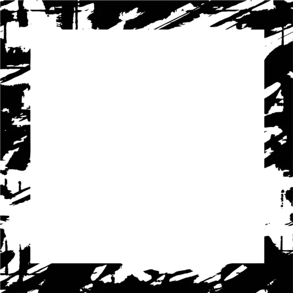 Абстрактная Квадратная Рамка Белом Фоне Векторная Иллюстрация — стоковый вектор