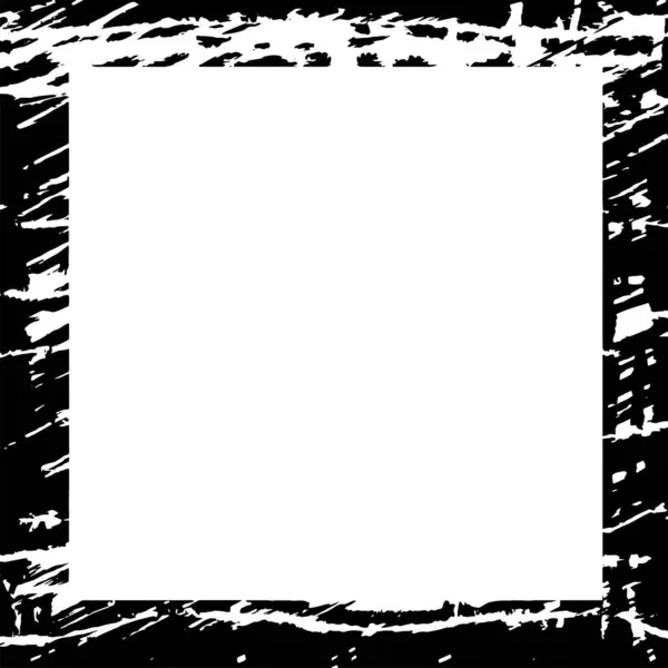 Astratto Grunge Cornice Quadrata Sfondo Bianco Illustrazione Vettoriale — Vettoriale Stock