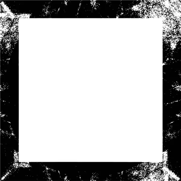 Cadre Grunge Abstrait Sur Fond Blanc — Image vectorielle
