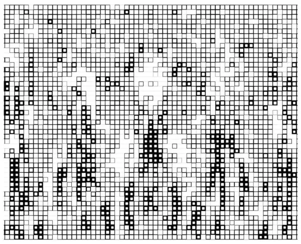 Abstraktní Černobílý Závada Bezešvé Vzor Geometrické Pozadí Vektorová Ilustrace — Stockový vektor