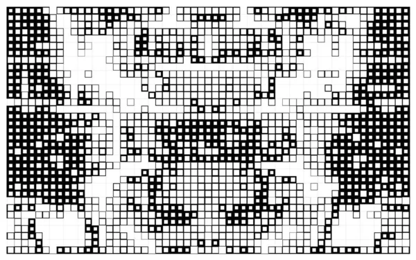 Soyut siyah ve beyaz arızasız desen. Geometrik arkaplan. Vektör illüstrasyonu.