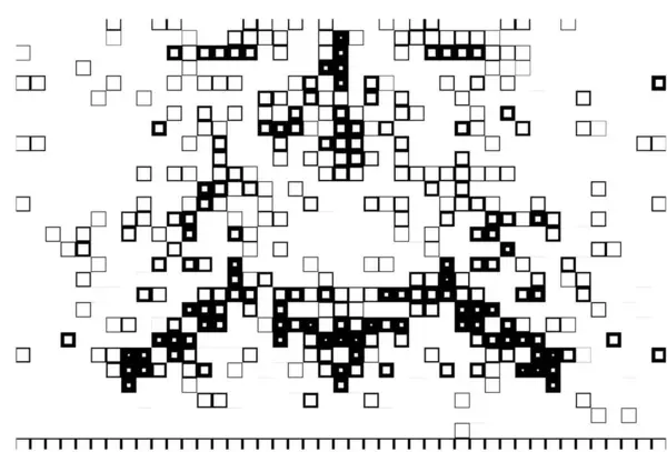 Abstraktní Černobílý Závada Bezešvé Vzor Geometrické Pozadí Vektorová Ilustrace — Stockový vektor