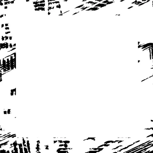 Abstrakt Grunge Fyrkantig Ram Vit Bakgrund Vektor Illustration — Stock vektor