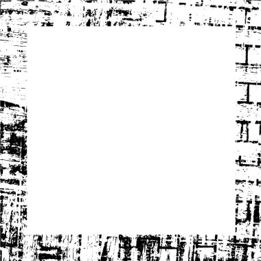 Boş alanı olan soyut siyah beyaz çerçeve