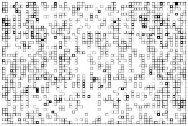 Kare dikdörtgen elementlere göre düzenlenmiş soyut mozaik. vektör mozaik kare deseni