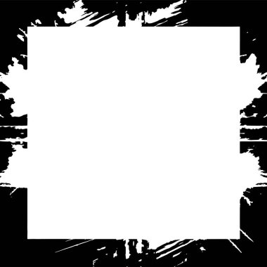 grunge desenli soyut çerçeve, vektör illüstrasyon tasarımı