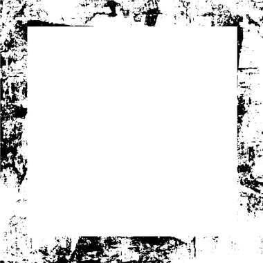 metin için boşluk ile grunge monokrom çerçeve 