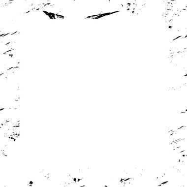 grunge desenli soyut çerçeve, vektör illüstrasyon tasarımı