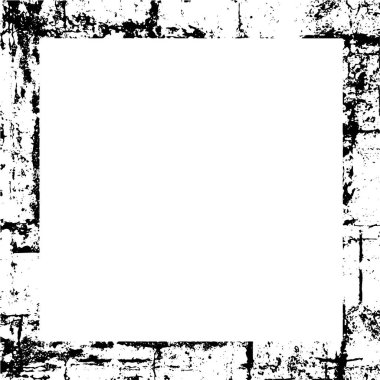 metin için boşluk ile grunge monokrom çerçeve 