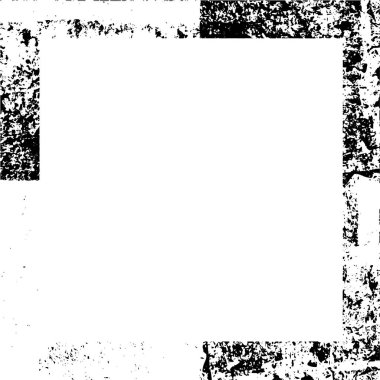 Beyaz arkaplanda grunge çerçeve, vektör illüstrasyonu