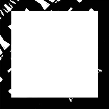 Beyaz arkaplanda grunge çerçeve, vektör illüstrasyonu