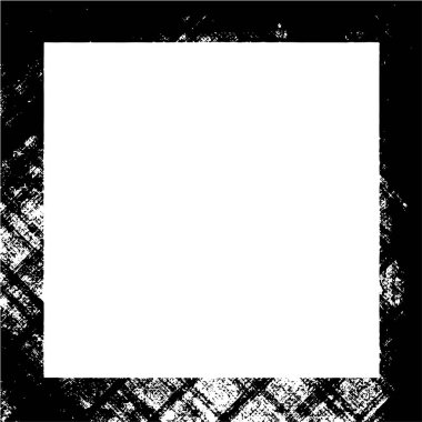 Black and white grunge frame background