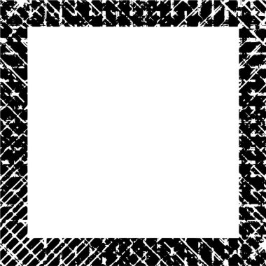 Black and white grunge frame background