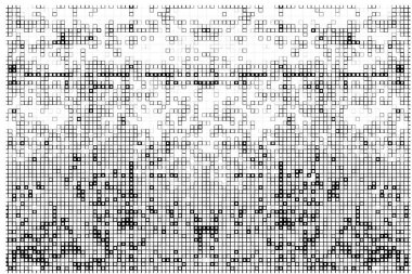 Kareleri olan soyut siyah beyaz arkaplan. Vektör çizimi. Mozaik kavram 