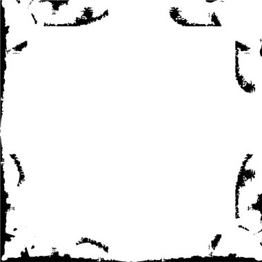 vektör çizimi, siyah ve beyaz soyut çerçeve, arkaplan   