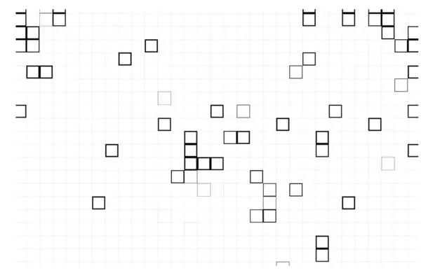 Abstraktes Mosaik Organisiert Durch Quadratische Rechteckelemente Vektormosaik Quadratische Muster — Stockvektor