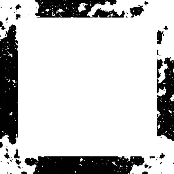 Grunge Monochromatický Rámec Prostorem Pro Text — Stockový vektor