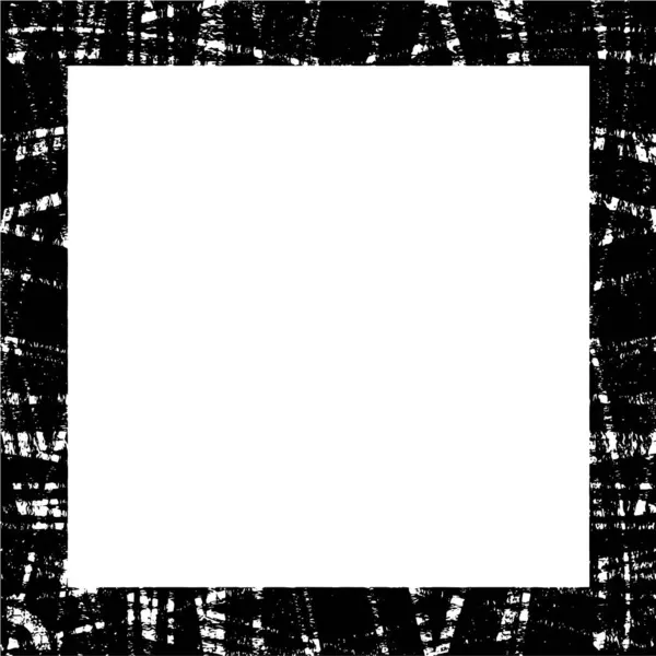 Black White Grunge Frame Background — Archivo Imágenes Vectoriales