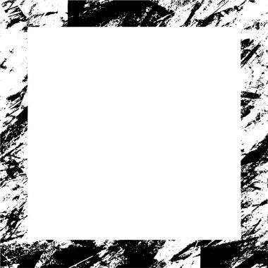 Boş alanı olan soyut grunge çerçeve, vektör illüstrasyonu