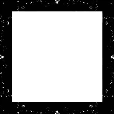 Black and white grunge frame background