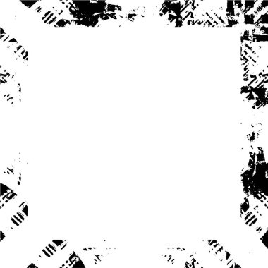 siyah ve beyaz grunge vintage doku retro tarzı, kare çerçeve boş alan