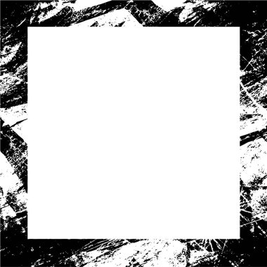 siyah ve beyaz grunge vintage doku retro tarzı, kare çerçeve boş alan