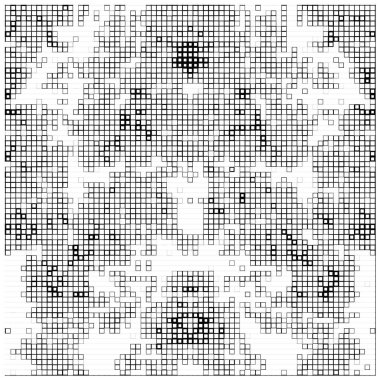 Soyut piksel mozaik arkaplan. siyah ve beyaz arkaplan 