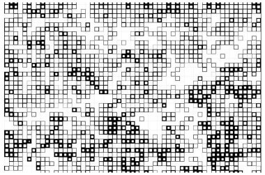 Soyut piksel mozaik arkaplan. siyah ve beyaz arkaplan 