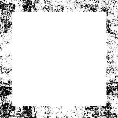 Beyaz arkaplanda grunge çerçeve, vektör illüstrasyonu