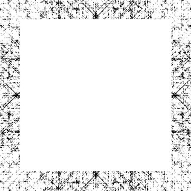 Black and white grunge frame background