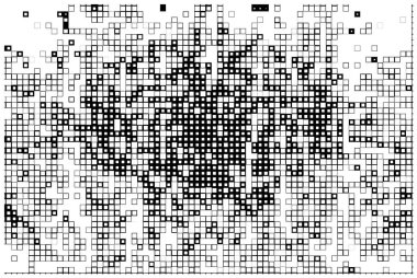 Soyut piksel mozaik arkaplan. siyah ve beyaz arkaplan 