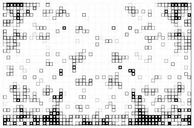 Soyut piksel mozaik arkaplan. siyah ve beyaz arkaplan 