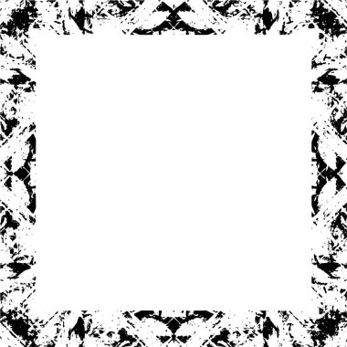 soyut siyah ve beyaz grunge arkaplanı, boş boşluklu çerçeve