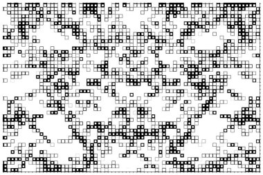 Kare dikdörtgen elementlere göre düzenlenmiş soyut mozaik. vektör mozaik kare deseni