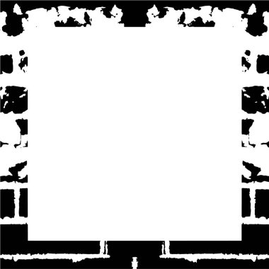 vektör çizimi, siyah ve beyaz soyut çerçeve, arkaplan   