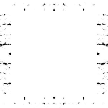 Boş alanı olan soyut grunge kare çerçeve, vektör illüstrasyonu