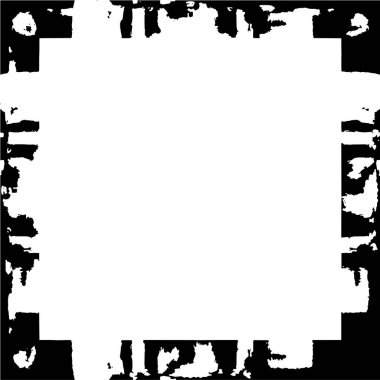 Siyah beyaz soyut arkaplan, çerçeve. vektör illüstrasyonu      