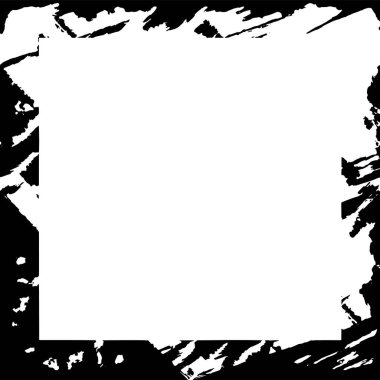 Siyah beyaz eski model. Geçmişe dönük desenli soyut çerçeve