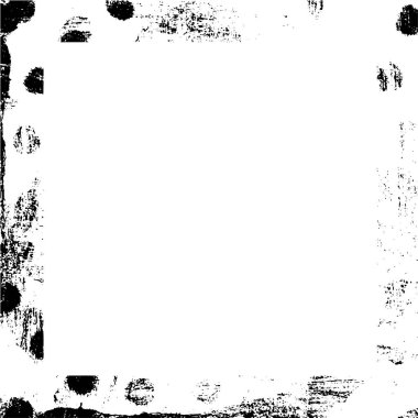 siyah ve beyaz grunge çerçeve arkaplanı, vektör illüstrasyonu 