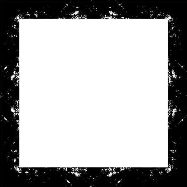 Black White Grunge Frame Background — Stock vektor