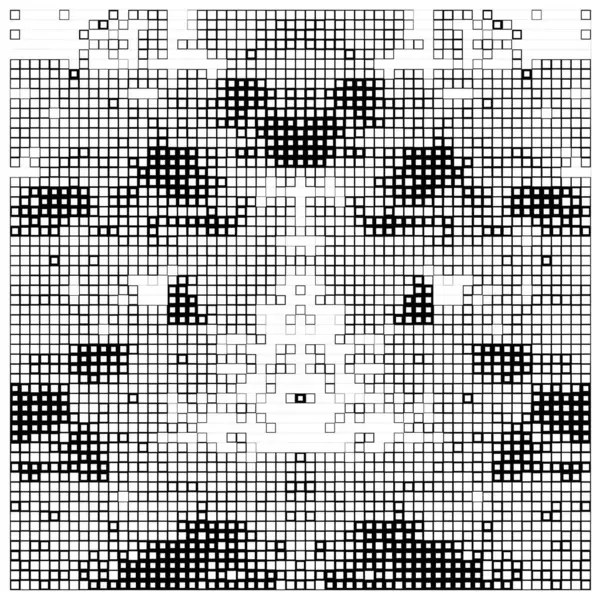 Kare dikdörtgen elementlere göre düzenlenmiş soyut mozaik. vektör mozaik kare deseni