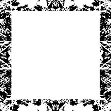 Boş alanı olan soyut grunge çerçeve, vektör illüstrasyonu 