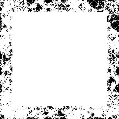 siyah ve beyaz tek renkli çerçeve, soyut antika desenli retro desenli