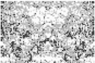 Kare dikdörtgen elementlere göre düzenlenmiş soyut mozaik. vektör mozaik kare deseni