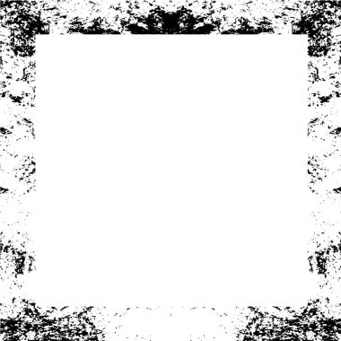 siyah ve beyaz tek renkli çerçeve, soyut antika desenli retro desenli