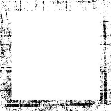 grunge desenli soyut siyah beyaz kare çerçeve