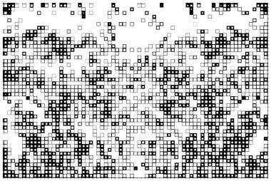 Kare dikdörtgen elementlere göre düzenlenmiş soyut mozaik. vektör mozaik kare deseni