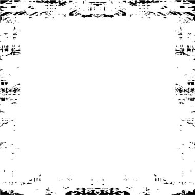 Siyah beyaz soyut arkaplan, çerçeve. vektör illüstrasyonu      