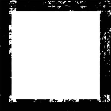 Black and white grunge frame background