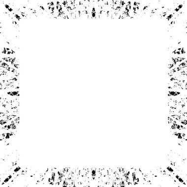 soyut kare çerçeve arkaplanı, metin için alanı olan grunge arkaplanı, vektör illüstrasyonu 